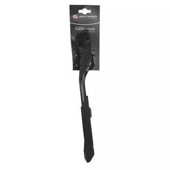 Подножка Author AKS-670, R18 24-29", E-BIKE, регулируемая, крепление за перо, AL, чёрный, 8-16505205