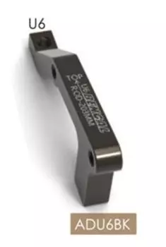 Адаптер BENGAL ADU6 дискового тормоза IS, 203мм, задний, чёрный, ADU6