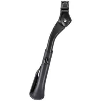 Подножка M-WAVE алюм. 26-29" STRONG R регул. крепл. на перья, подходит к ЭЛЕКТРО ВЕЛО черная, 5-430743