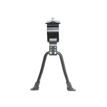 Подножка OSTAND CD-125, алюминий, для колес 24", ДВОЙНАЯ, черная, 6-160125