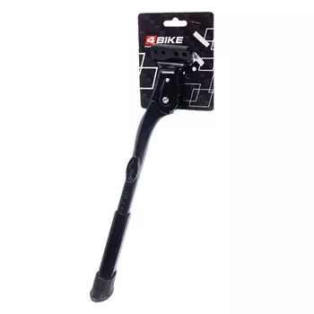 Подножка телескопическая 4Bike CD-111, алюминий, для 24”-28”, цвет: черный. Крепление на задние перья, ARV000102