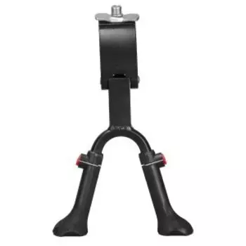 Подножка велосипедная HORST H034 24-29" алюминиевая, крепление центральное, регулируемая, черная, 00-170387