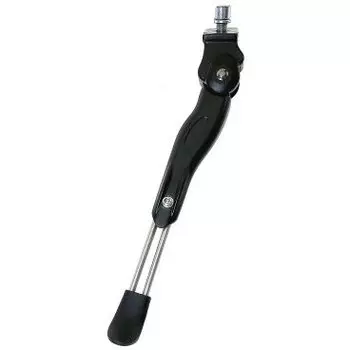 Подножка велосипедная M-Wave, алюминий/сталь, 24-29", регулируемая, центральная, серебристо-черная, 5-430852