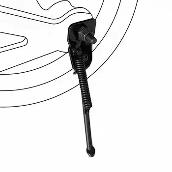 Подножка велосипедная MAXISCOO, 18", черный, MSC-KS1801