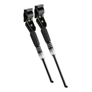 Подножка велосипедная Nuvo, универсальная, алюминий, 24-28", чёрный, NH-KF98AAJ