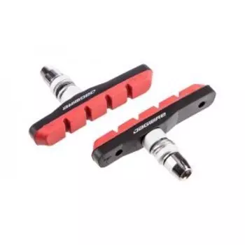 Тормозные колодки Jagwire Mountain Sport V-Brake Pad, красный, JS908T-R