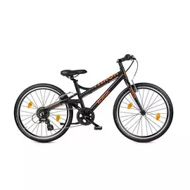 Подростковый велосипед KOKUA LIKEtoBIKE Special Model 24" (Возраст: 8-12 лет (Рост: 130-150 см), Цвет: чёрный/оранжевый))
