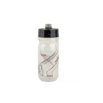 Фляга велосипедная AUTHOR NEW, 100% биопластик. AB-FLASH X9 0.55л 54гр. c большим клапаном, белая 8-14060098