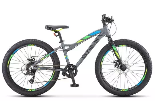 Подростковый велосипед Stels Adrenalin MD V010 24", 2019, LU091583 (Рама: 13,5" (Рост: 125-155см), Цвет: Антрацитовый )