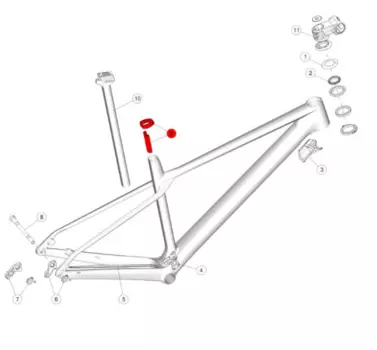 Подседельный хомут BMC Twostroke 01, MY 2021, 30000711