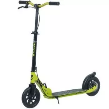 Самокат для детей NOVATRACK POLIS, ручной дисковый тормоз, алюминий, складной, эргономичный Y-руль, 200DB.POLIS.GN20