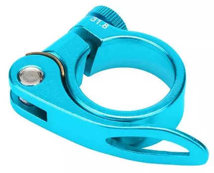 Подседельный хомут Stels BLF-Z1, 31,8 мм, с эксцентриком, синий, LU073605