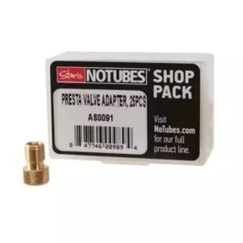 Адаптер Stans NoTubes ниппеля с PRESTA на SCHRADER, упаковка 25шт, AS0091