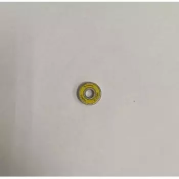 Подшипник колёс самокатов, роликов, скейтов, TRIX, с резиновым пыльником, 22мм, желтый, 10 штук, BB-TX-608-2RS-YL