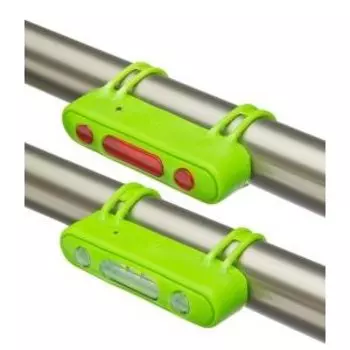 Велофонарь Jing Yi JY-7013, комплект, 5 LED/5 LED, зеленый, LU081233