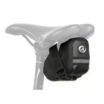 Подсумок велоседла AUTHOR A-S351 X7, 1 отделение на 0,6 литра 13x6x9 см, черный, 8-15002200