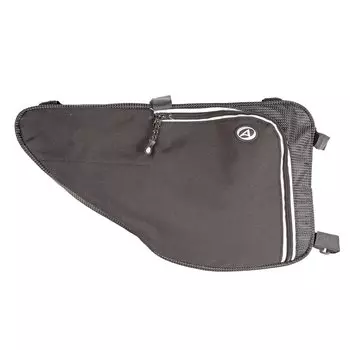 Подсумок велосипедный AUTHOR подрамный A-R212N треугольный, 2 отделения, большой, черный 8-15001010