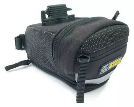 Подсумок велосипедный AUTHOR подседельный A-S330 QF3 быстросъемный 2 отделения, черный 8-15002116