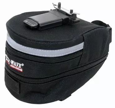 Подсумок велосипедный M-WAVE подседельный быстросъемный черный 5-122360