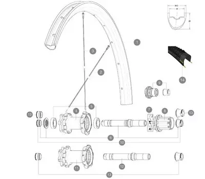 Обод велосипедный Mavic Crossmax Pro Carbon 29" задний, V3110113/LV3110100