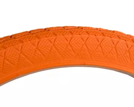 Покрышка для велосипеда KENDA 20"х1.95 (50-406) K907 низкий, оранжевая 5-527211