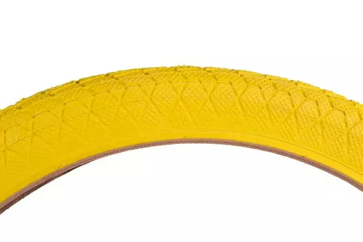 Покрышка для велосипеда KENDA 20"х1.95 (50-406) K907 KRACKPOT низкий, желтая 5-527217