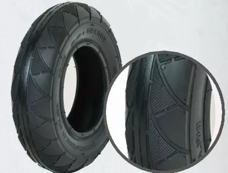 Покрышка HORST для ДЕТСКИХ КОЛЯСОК (25) H.R.T, 200x50 (50-94), G-826, слик, 00-011000