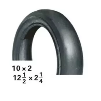 Покрышка HOTA 10 x 2 1/4 слик, черная, NEW, 09-500248