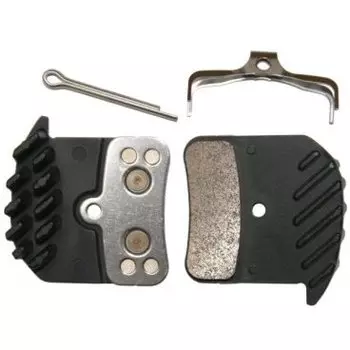 Тормозные колодки SHIMANO для дискового тормоза H03C, металлические,с радиатором, пара Y8VT98020