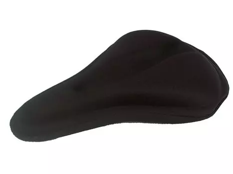 Накидка VELO на седло, 254-280х178-203мм, гель,мягкая пористая обшивка, ультралёгкая,чёрная VLC-031