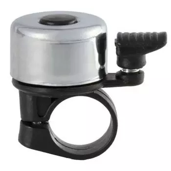 Звонок на велосипед M-Wave, сталь/пластик, мини D=35мм, серебристый, 00-170713