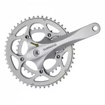 Система шатунов велосипедная Shimano R345, 175мм, ин.вал, 50/34T без каретки, 10ск, серебристый EFCR345E04XS