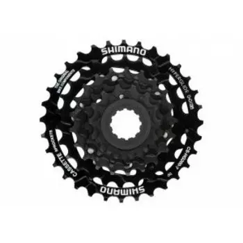 Кассета Shimano CS-HG200, для трансмиссии 7 скоростей, звезды 12-28, ECSHG2007228T