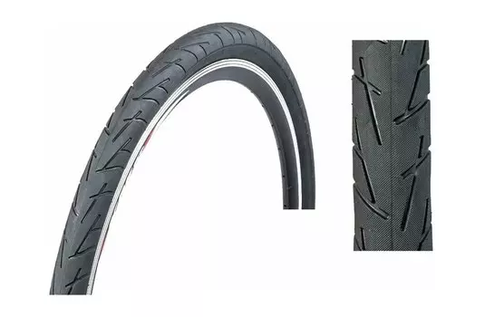 Покрышка велосипедная CHAO YANG, 26"х 1.95 (50-559), АНТИПРОКОЛ RHINO SKIN, слик, черная, H-5207-AP (S908015)