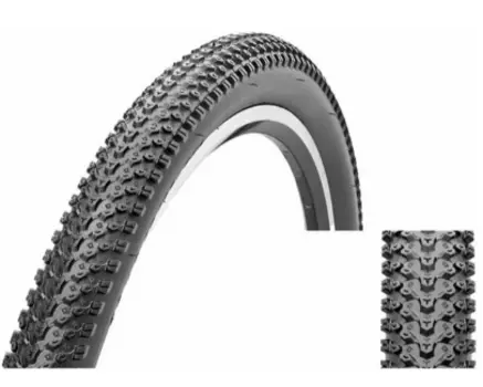 Покрышка велосипедная CHAO YANG H-5129, 26"х 2.10, 54-559, горная низкая, черная, H-5129