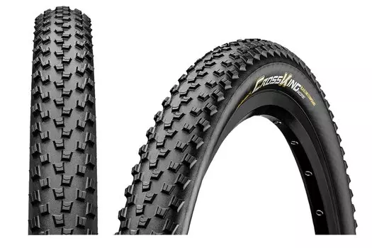 Покрышка велосипедная CONTINENTAL Cross King RaceSport, 29x2.3", foldable, BlackChili, RaceSport, чёрный, 01014740000