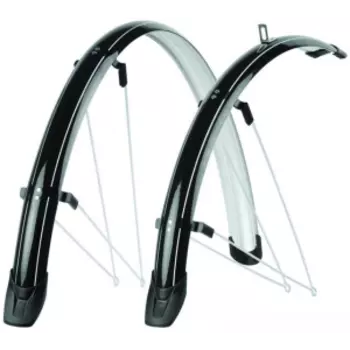 Крылья велосипедные Polisport Georgia, 26", 51mm, black, PLS8623000003