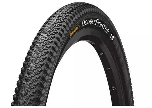 Покрышка велосипедная CONTINENTAL Double Fighter 3, 26x1.9", 01012350000