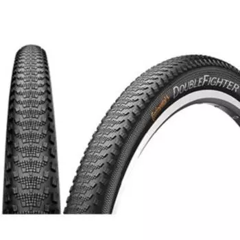 Покрышка велосипедная Continental Double Fighter III, 27.5x2.0, wired, черный, Reflex, Sport, A216858