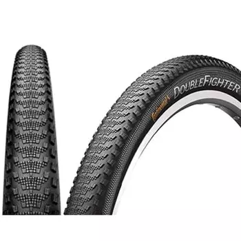 Покрышка велосипедная Continental Double Fighter III, 27.5x2.0, wired, черный, Reflex, Sport, A216858