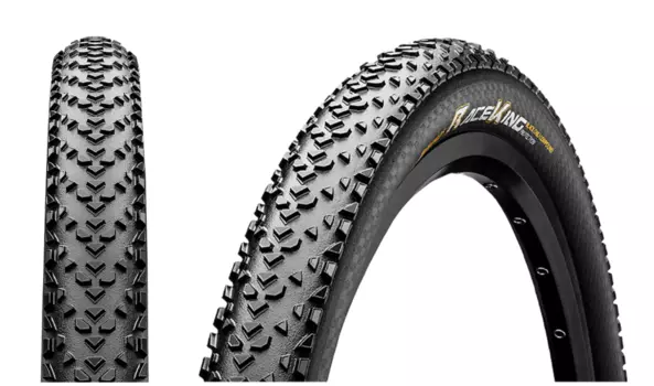 Покрышка велосипедная CONTINENTAL Race King ProTection, 29x2.2", BlackChili, foldable, черный, 01014730000