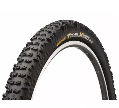 Покрышка велосипедная Continental Trail King 2.2, 27.5"x2.2", Skinwall, складная, BlackChili, чёрный, 101117
