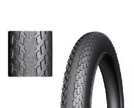 Покрышка велосипедная HOGGER, 20x1.75, антипрокол эластичная резина 3мм, дорожная, TPI 30, черная, TRHG-2104-AP