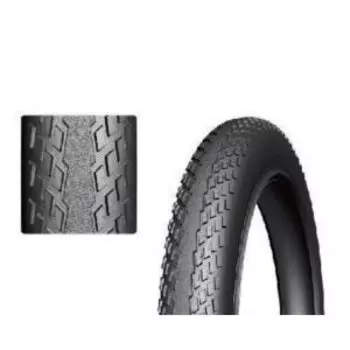 Покрышка велосипедная HOGGER, 20x1.75, антипрокол эластичная резина 3мм, дорожная, TPI 30, черная, TRHG-2104-AP