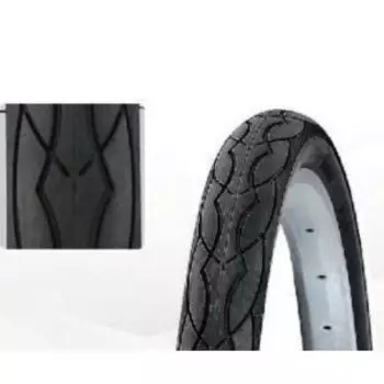 Покрышка велосипедная HOGGER, 26x2.00, антипрокол эластичная резина 3мм, дорожная, TPI 30, черная, TRHG-2023-AP