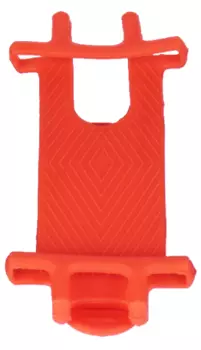 Велодержатель для мобильного телефона Vinca Sport 4"-6", силиконовый, красный, VH 08 red