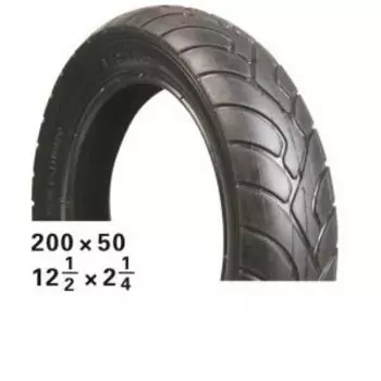 Покрышка велосипедная HOTA .200 x 50 слик, черная, NEW, 09-500198