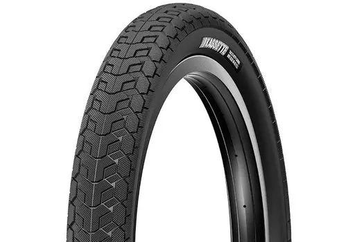 Покрышка велосипедная Kenda K-1041 ''KASSETTE'', 20''x2.25, для BMX, черная с серым бортом, 525093