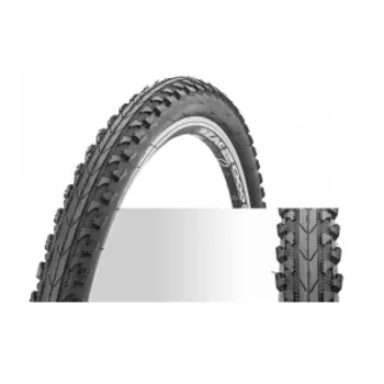 Покрышка велосипедная KENDA K-908, 26"х1,95, 22 TPI, черная, 620174