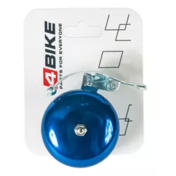 Велозвонок 4BIKE BB3206-Blu, латунь, D-56 мм, голубой, ARV100023